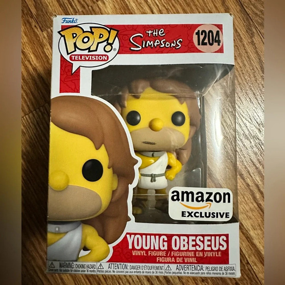 🆕 Funko Pop! The Simpsons Young Obeseus Amazon Exclusive #1204 - Picture 1 of 4